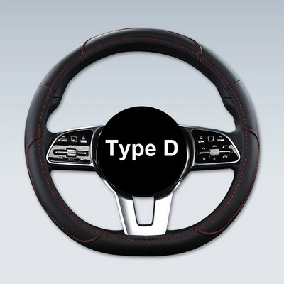 Autó csúszásgátló bőr kormányburkolat Univerzális autó kormánykerék védőburkolat divatos stílus 38cm rózsaszín