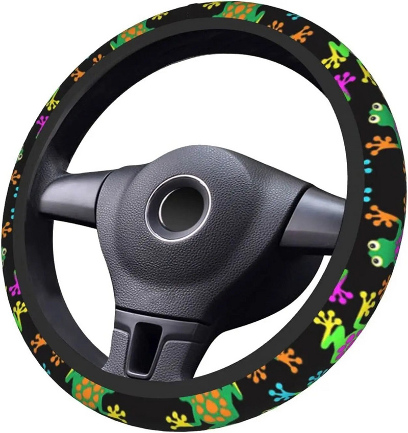 Multikas värviline konn universaalsed 15-tollised roolikatted, hingavad libisemisvastased naistele, meestele, neopreenist autodekoratsioonitarvikud