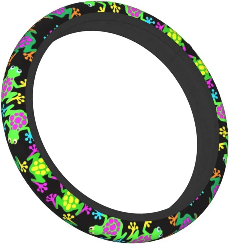 Multikas värviline konn universaalsed 15-tollised roolikatted, hingavad libisemisvastased naistele, meestele, neopreenist autodekoratsioonitarvikud