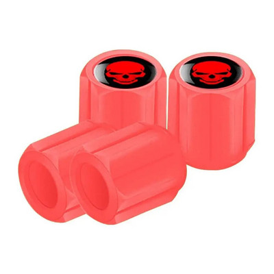 4db világító autós szelepsapkák fluoreszkáló éjszakai világító autó motorkerékpár kerékpárkerék kerékabroncs agy világító szelepszár sapka dekor