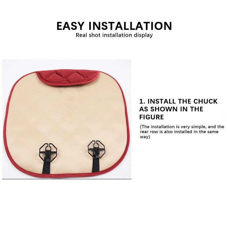 Univerzális Auto Üléshuzat Téli Meleg Üléspárna Csúszásgátló Csúszásgátló Gumi Járművek Irodai Szék Otthoni Autópárna Üléshuzat