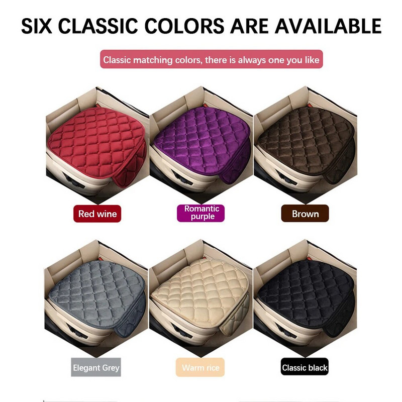 Univerzális Auto Üléshuzat Téli Meleg Üléspárna Csúszásgátló Csúszásgátló Gumi Járművek Irodai Szék Otthoni Autópárna Üléshuzat