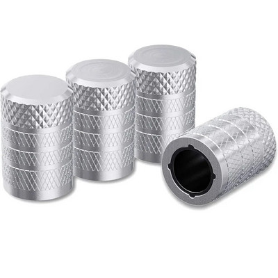 Rehviklapi varrekorgid 4 tk/pakk anodeeritud alumiiniumist rehviklapi korgi korrosioonikindel autodele veoautodele mootorratastele maasturitele ja jalgratastele