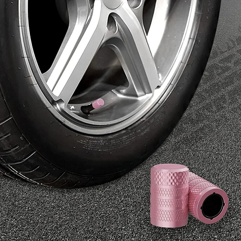 Rehviklapi varrekorgid 4 tk/pakk anodeeritud alumiiniumist rehviklapi korgi korrosioonikindel autodele veoautodele mootorratastele maasturitele ja jalgratastele