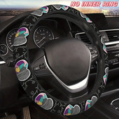 Poklopac upravljača Anime božićni univerzalni 15 inčni anime dodaci za ukrašavanje automobila za žene Prikladni za većinu limuzina SUV