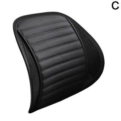 PU-nahast autoistme Kontoritooli massaaži seljaosa nimmetugi võrk Ventileeritav padi padi Must võrgust seljapadi Kodu hingav