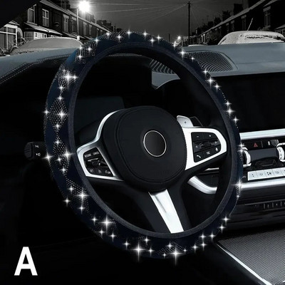 Bling Blingi teemantkividest auto rooli kate 37/38 cm auto interjööri aksessuaarid naiste korpus Auto stiil neljal aastaajal