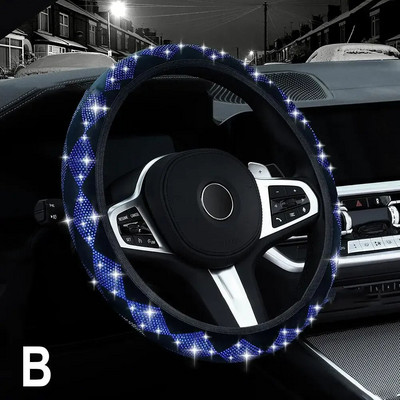 Bling Blingi teemantkividest auto rooli kate 37/38 cm auto interjööri aksessuaarid naiste korpus Auto stiil neljal aastaajal