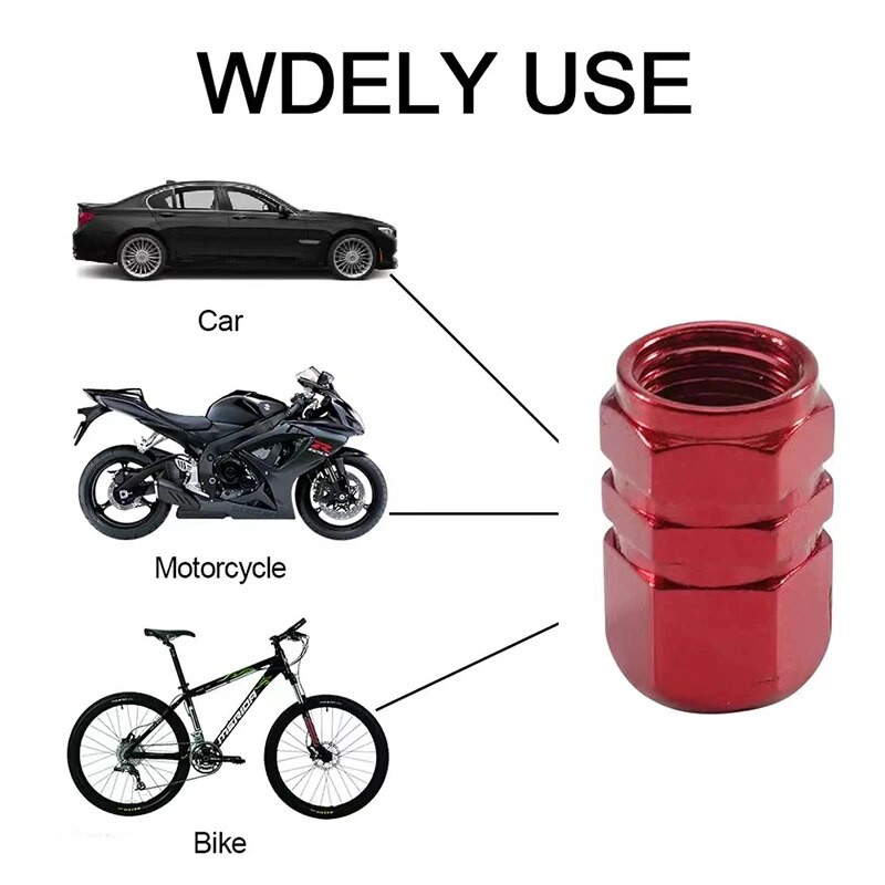 Visokokvalitetni poklopci ventila za gume na kotačima automobila Navlake za oblikovanje Vodootporne za sve oznake automobila Dodaci za motocikle i bicikle