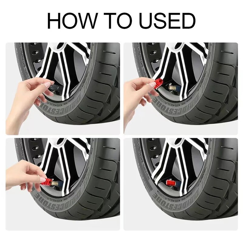 Visokokvalitetni poklopci ventila za gume na kotačima automobila Navlake za oblikovanje Vodootporne za sve oznake automobila Dodaci za motocikle i bicikle