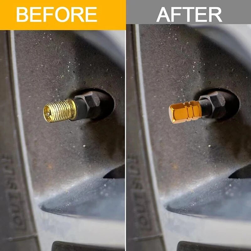 Visokokvalitetni poklopci ventila za gume na kotačima automobila Navlake za oblikovanje Vodootporne za sve oznake automobila Dodaci za motocikle i bicikle