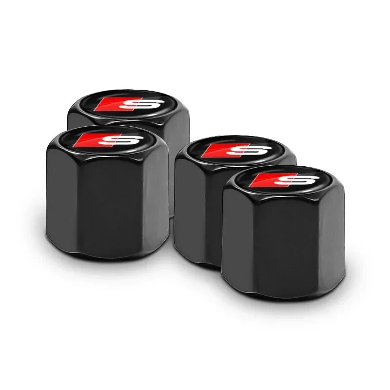 Autoembleemi märgi velje rehvi klapi varred kork võtmehoidja võtmehoidja jaoks Audi A3 A4 B8 8P 8V A6 C7 A5 Q5 B7 B6 SLINE Q3 Q7 S3 S4 S5 S6