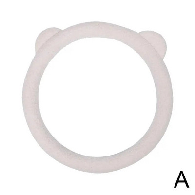 Téli plüss rajzfilm medve fül kormánykerék borítása meleg puha kényelmes csúszásgátló univerzális női autóbelső kiegészítők