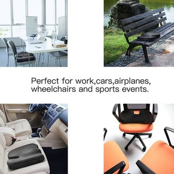Μαξιλάρι καθίσματος AUTOYOUTH Orthopedic Comfort Memory Foam, Αναπηρικά αμαξίδια καρέκλας γραφείου και μαξιλαράκια καθισμάτων αυτοκινήτου, για στήριξη κάτω πλάτης κόκκυγα