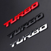 TURBO auto 3D tsingisulamist kleebised Kere tagumine silt Külje trimmi kleebised Autode kujundamine Dekoratsioonikleebis Auto väliskaunistuse tarvikud