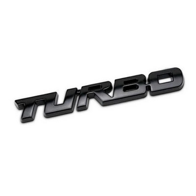 TURBO auto 3D tsingisulamist kleebised Kere tagumine silt Külje trimmi kleebised Autode kujundamine Dekoratsioonikleebis Auto väliskaunistuse tarvikud