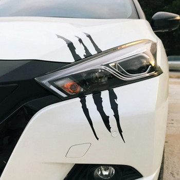 Νέο 1 τεμ. Αυτοκόλλητο Αυτοκόλλητου Αυτοκινήτου Νύχι Σημάδια Προβολέα Αυτοκόλλητο Monster Claw Marks Αυτοκίνητο Ρίγες Προβολέων Ξυστό Βινυλικό Αυτοκόλλητο Universal για τους περισσότερους