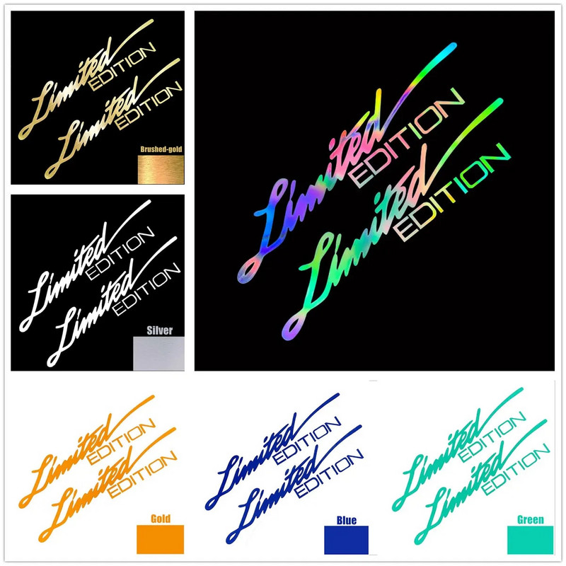 Pāris IEROBEŽOTĀ IZDEVUMA 4GAB automašīnu motocikla atstarojošās uzlīmes uzlīmes Suzuki Yamaha BMW Honda KTM Kawasaki Vespa Suzuki