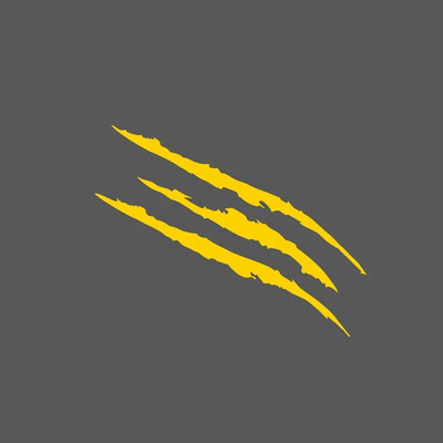 Autóstílusú fényszórók Személyre szabott autómatricák Monster Claw Karccsíkok Fényszórómatricák Autómatricák Autós kiegészítők