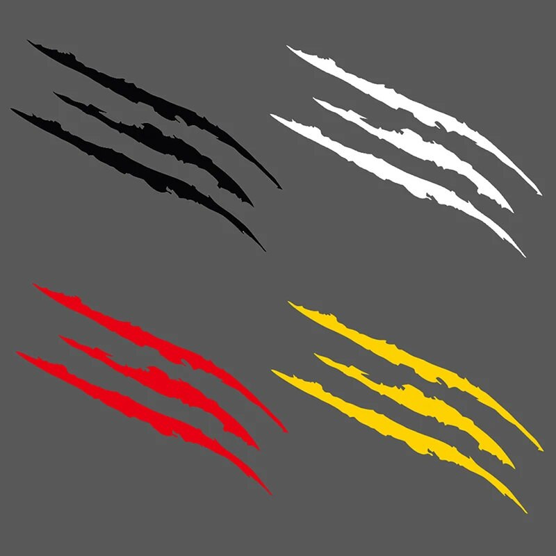 Autóstílusú fényszórók Személyre szabott autómatricák Monster Claw Karccsíkok Fényszórómatricák Autómatricák Autós kiegészítők