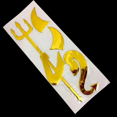 1 arvuti autokleebis naljakas mood 3D väike kuradi deemon stiil universaalne auto embleem logo PVC kleebised kaunistus DIY tarvikud