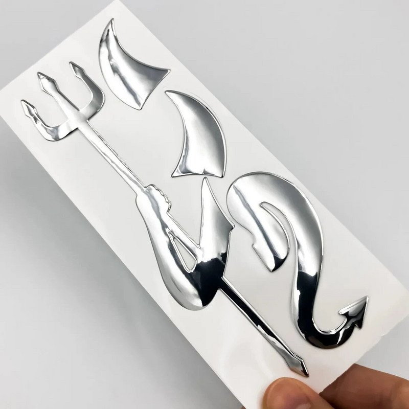 1 arvuti autokleebis naljakas mood 3D väike kuradi deemon stiil universaalne auto embleem logo PVC kleebised kaunistus DIY tarvikud