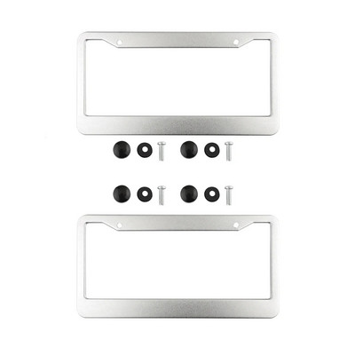 2db amerikai szabványos alumínium ötvözet amerikai stílusú jármű rendszámtábla tartó határon átnyúló rendszámtábla váz autó módosítás