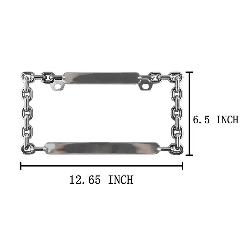 Loomaketi luustiku kujuga isikupärastatud loominguline ABS numbrimärgi raam Ameerika standardne sõiduki plaadihoidja