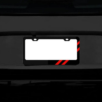 Рамка за регистрационен номер на автомобил Универсален американски габарит Рамка за регистрационен номер от неръждаема стомана Нова енергийна книжка за превозно средство за автомобили