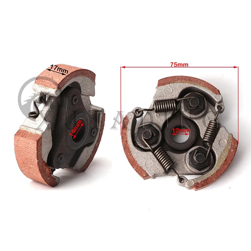 1 tk 2-taktiline 47cc 49cc mootorratta minimoto tsentrifugaalsidur Moto Dirt Bike ATV jaoks Quad 3 siduri vedru 75 mm siduriplaat