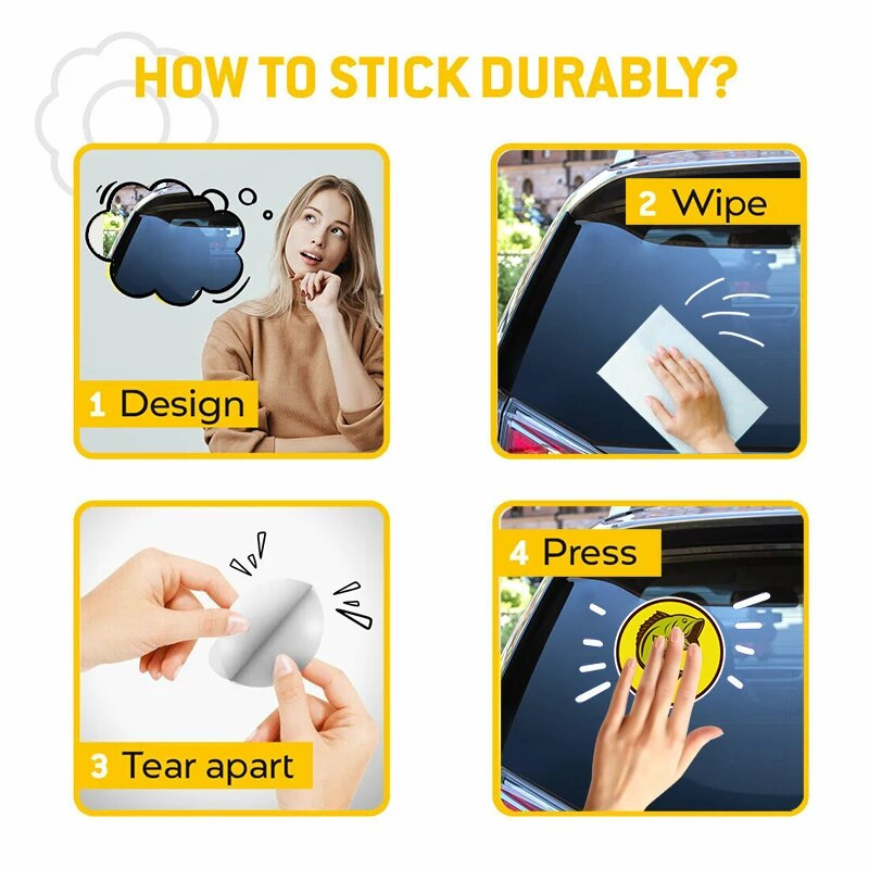 11264# И так сойдет! Isekleepuv vinüülkleebisega autokleebis Veekindlad kaunistused