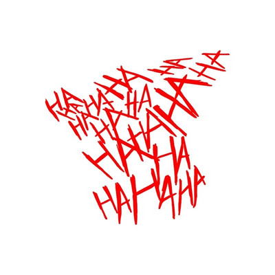 Auto mootorratta kleebis HAHAHA Joker Mootorrattakiivri kleebised Auto Peegeldav Moto Auto Naljakas kiivri kleebis Vinüül Stiilkaunistus