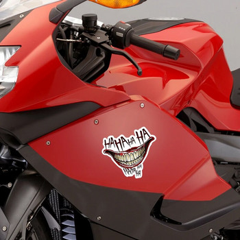 ХАХАХА стикер с устата на клоун броня за автомобил мотоциклет PVC водоустойчив отразяващ стикер