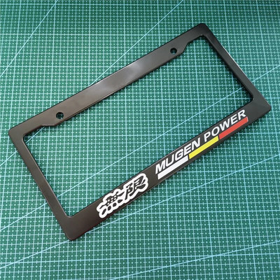 1 tk roostevabast terasest mustast süsinikkiust numbrimärgi raam, mis sobib USA standardse auto numbrimärgi hoidiku jaoks 31 cm * 16 cm