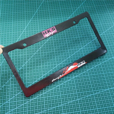 1 tk roostevabast terasest mustast süsinikkiust numbrimärgi raam, mis sobib USA standardse auto numbrimärgi hoidiku jaoks 31 cm * 16 cm