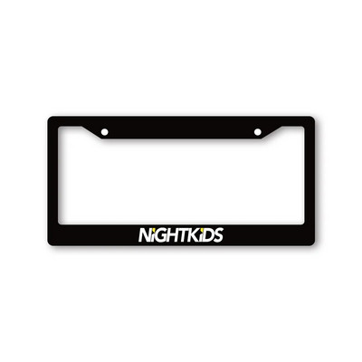 1 tk roostevabast terasest mustast süsinikkiust numbrimärgi raam, mis sobib USA standardse auto numbrimärgi hoidiku jaoks 31 cm * 16 cm