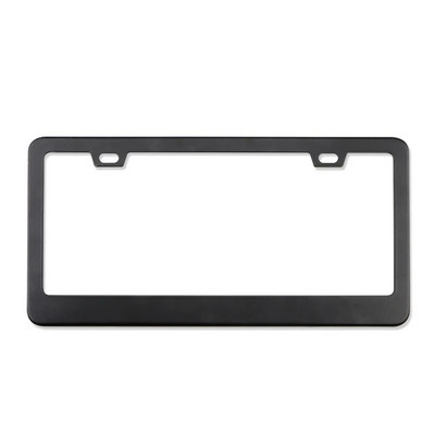 1 tk roostevabast terasest mustast süsinikkiust numbrimärgi raam, mis sobib USA standardse auto numbrimärgi hoidiku jaoks 31 cm * 16 cm