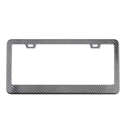 1 tk roostevabast terasest mustast süsinikkiust numbrimärgi raam, mis sobib USA standardse auto numbrimärgi hoidiku jaoks 31 cm * 16 cm