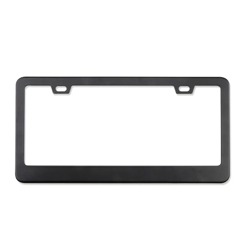 1 tk roostevabast terasest mustast süsinikkiust numbrimärgi raam, mis sobib USA standardse auto numbrimärgi hoidiku jaoks 31 cm * 16 cm