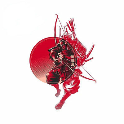 Automašīnu uzlīmes Samuraju briesmoņu uzlīmes Pielāgotas uzlīmes uz motocikla ārējām daļām Produkti Jauki, PVC personība, apdare