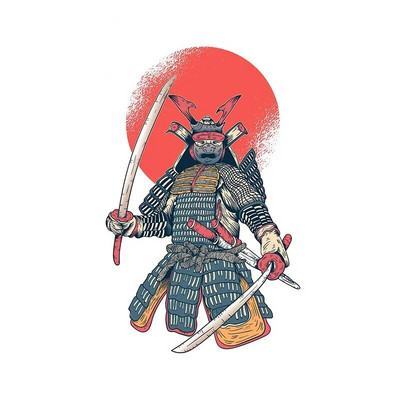 Automašīnu uzlīmes Samuraju briesmoņu uzlīmes Pielāgotas uzlīmes uz motocikla ārējām daļām Produkti Jauki, PVC personība, apdare