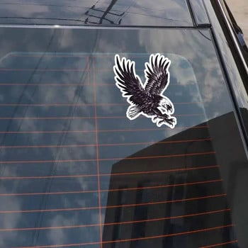 Αυτοκόλλητο αυτοκινήτου Eagle Personalized Creative Αυτοκόλλητο Διακόσμηση αυτοκινήτου Αδιάβροχο αντηλιακό κάλυμμα Scratch PVC 16*13cm