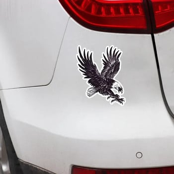 Αυτοκόλλητο αυτοκινήτου Eagle Personalized Creative Αυτοκόλλητο Διακόσμηση αυτοκινήτου Αδιάβροχο αντηλιακό κάλυμμα Scratch PVC 16*13cm