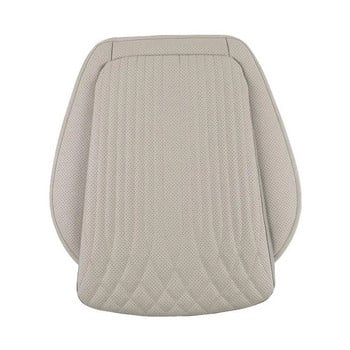 Дишаща възглавница за седалка за кола Луксозна кожена търговска нехлъзгаща се автомобилна универсална подложка за покриване на седалката Гъба Поддръжка за отскок Висок O0N4