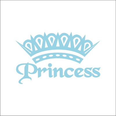 Slatka vruća ružičasta princezina kruna Vinil naljepnica Dekoracija prozora automobila, Elegantne naljepnice za automobile za dame i djevojke Dekor naljepnica za prijenosna računala