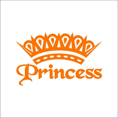 Slatka vruća ružičasta princezina kruna Vinil naljepnica Dekoracija prozora automobila, Elegantne naljepnice za automobile za dame i djevojke Dekor naljepnica za prijenosna računala