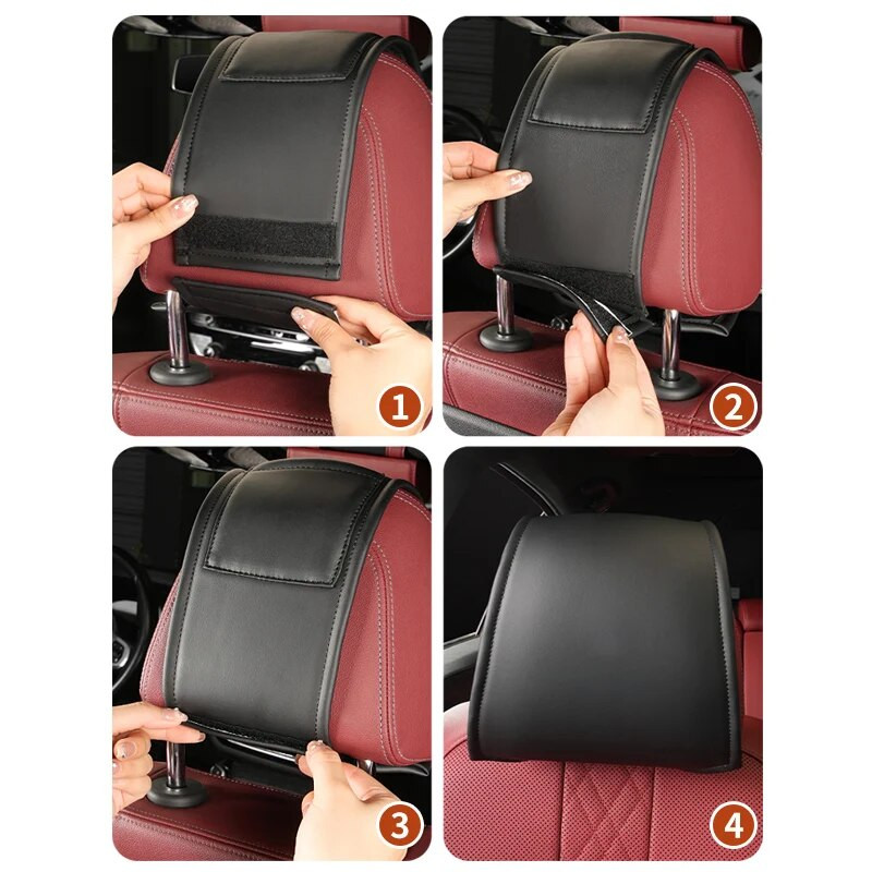 YIMOYOP Navlaka za jastuk za autosjedalicu Dodaci za automobil Naslon za glavu stolice Navlaka za prašinu Autosjedalica Zaštitne navlake