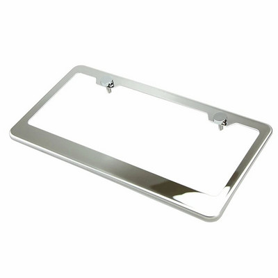 1 ΤΕΜ US Ca 1X φορτηγό αυτοκινήτου από ανοξείδωτο χάλυβα Πλαίσιο πινακίδας κυκλοφορίας + βιδωτό καπάκι