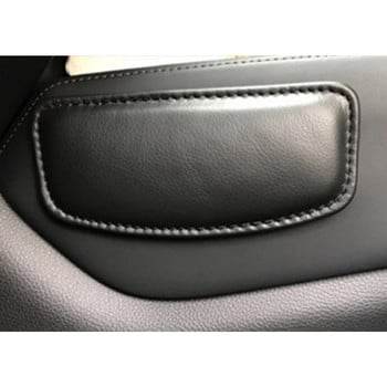 Δερμάτινο μαξιλαράκι γονάτων για εσωτερικό μαξιλάρι αυτοκινήτου Άνετο ελαστικό μαξιλάρι Memory Foam Universal Αξεσουάρ στήριξης μηρών 18Χ8,2 εκ.