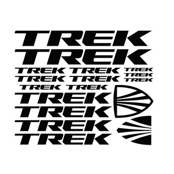 ΚΙΤ αυτοκόλλητων για TREK ADESIVI BICI STICKERS BIKE MTB BDC BICICLETTA PRESPAZIATI Αξεσουάρ μοτοσικλέτας αυτοκινήτου 17cm/34cm